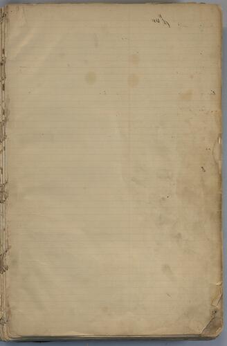 John Lorkovich Record Book, "Record of Bill of Items"