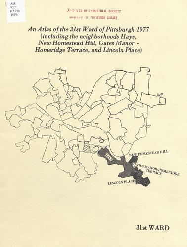 Pittsburgh neighborhood atlas