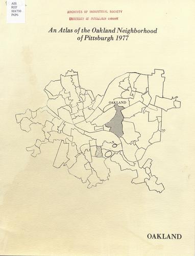 Pittsburgh neighborhood atlas