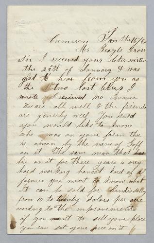 Beazel Correspondence