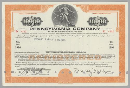 Pennsylvania Company Sinking Fund Bond