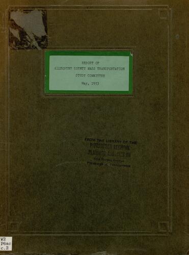 Report of Allegheny County Mass Transportation Committee
