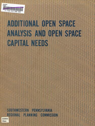 Additional Open Space Analysis and Open Space Capital Needs