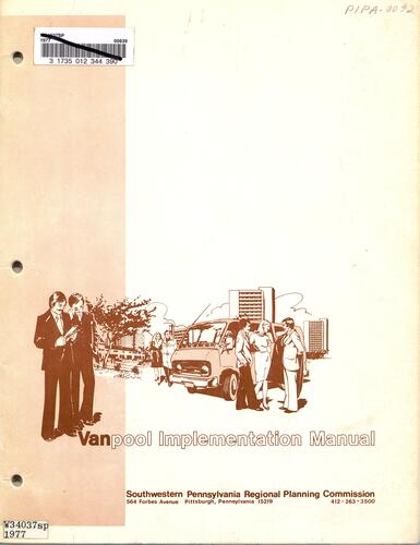 Vanpool Implementation Manual