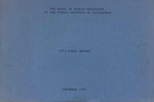 Budget, Final 1971
