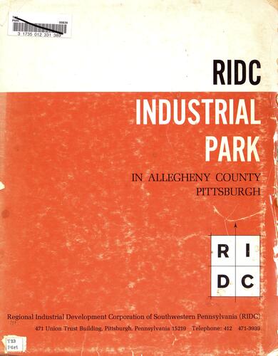RIDC(Regional Industrial Development Corporation of Southwestern Pennsylvania) Industrial Park in Allegheny County, Pittsburgh, Pennsylvania