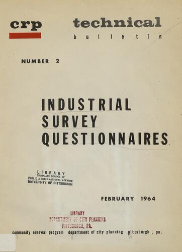 Industrial Survey Questionnaires