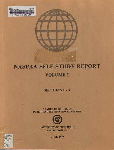 NASPAA Self-Study Report Volume II, Faculty Date Sheets and Course Abstracts