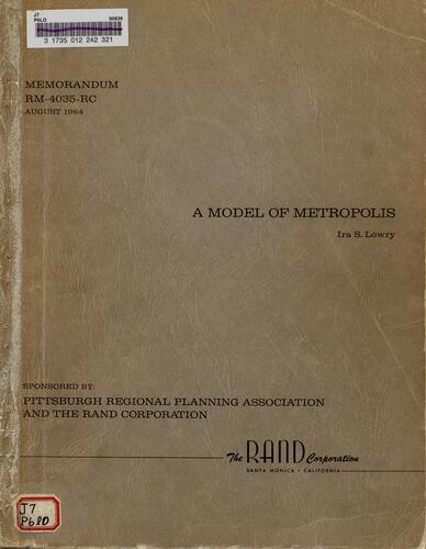 A Model of Metropolis