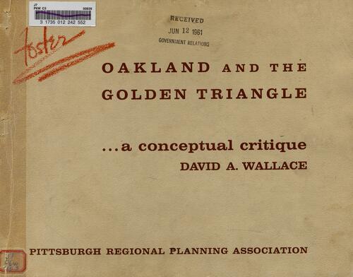 Oakland and the Golden Triangle, a Conceptual Critique