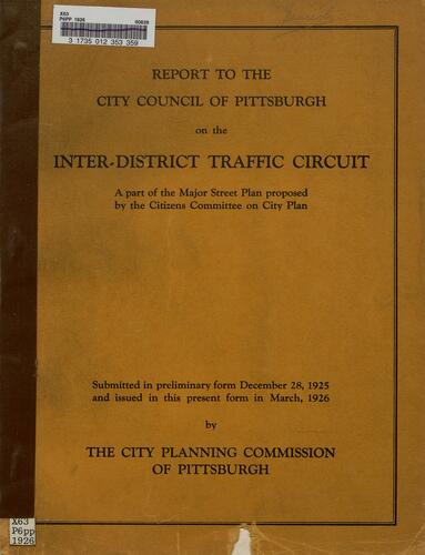 Report to the City Council of Pittsburgh on the inter-district traffic circuit