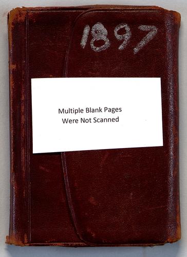Carl T. Schofer Diary, 1897