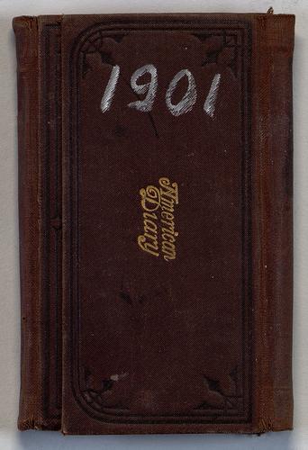 Carl T. Schofer Diary, 1901