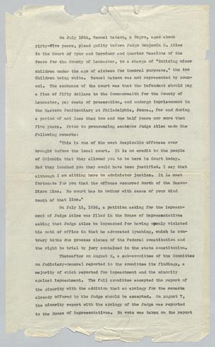 Samuel Watson Case