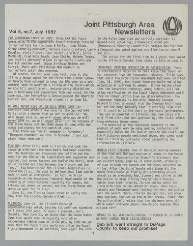 Joint Pittsburgh Area Newsletter, Vol. 5 No. 7-12
