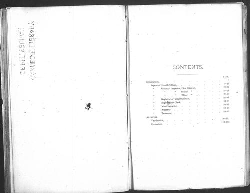 Department of Public Health Annual Report, 1876