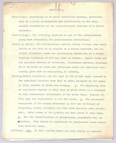"Erysipelas"