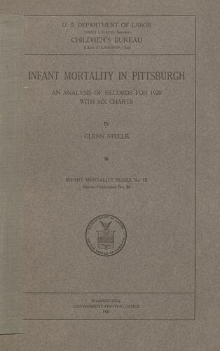 Infant mortality in Pittsburgh