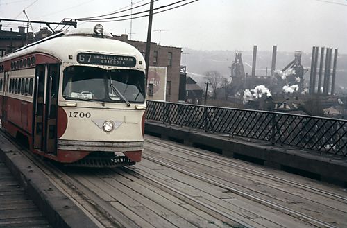 Pittsburgh Railways, A 1959 Trip. 1700 VI