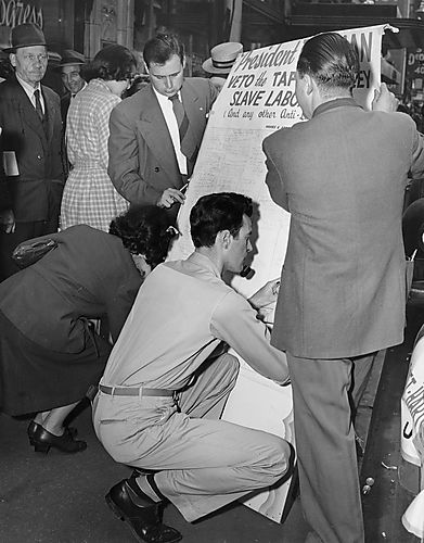 Veto the Taft-Hartley Law