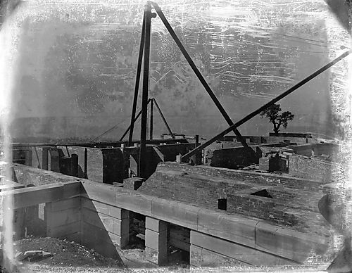 Allegheny Observatory construction