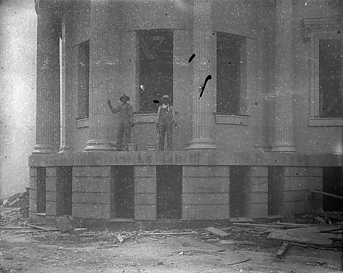 Allegheny Observatory Construction