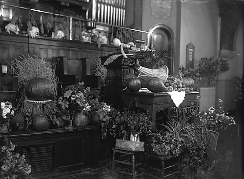 Watson church harvest home decorations