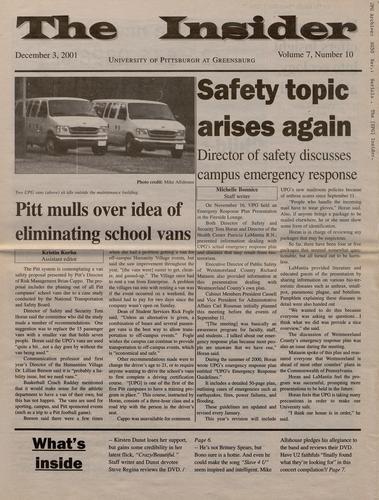 University of Pittsburgh at Greensburg insider