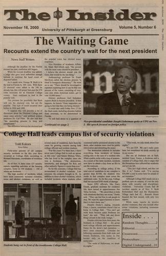 University of Pittsburgh at Greensburg insider