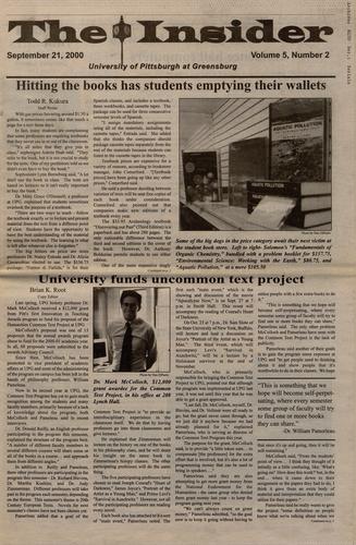 University of Pittsburgh at Greensburg insider