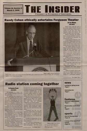 University of Pittsburgh at Greensburg insider