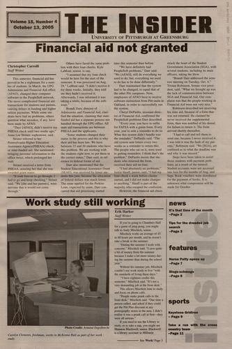 University of Pittsburgh at Greensburg insider