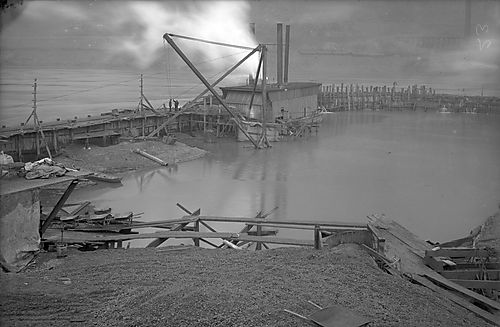 Cofferdam View Looking South