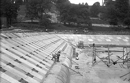 Repairs on Basin No. 1