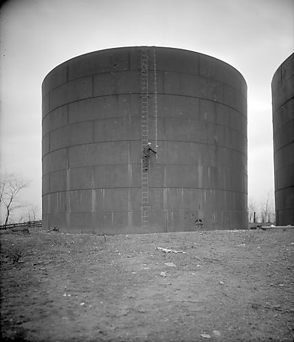 Man on Tank No. 3