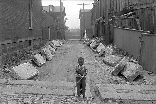 Child in Irwin Alley