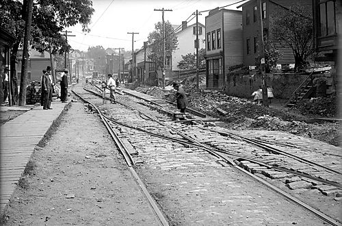 Construction at Washington and Haberman