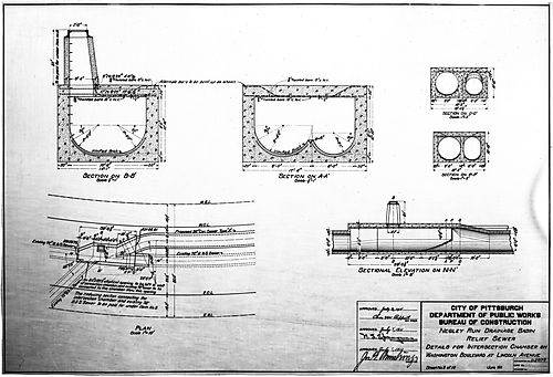 Negley Run Sewer Diagram Detail