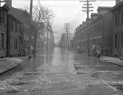 Flooding of Progress Street