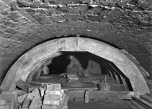 Three Men in a Tunnel