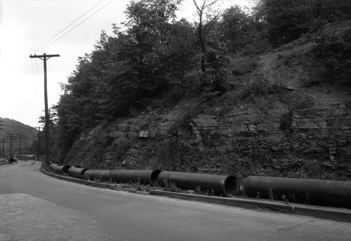 Dangerous Hillside of Becks Run Road