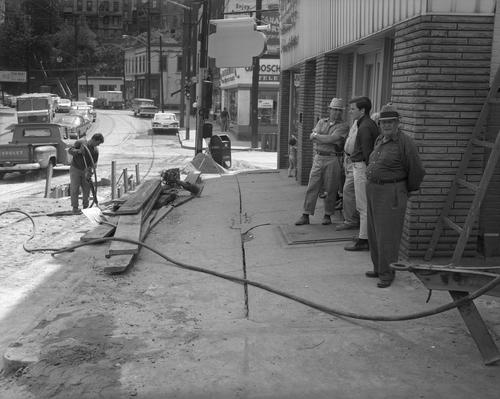 Road Work on Brighton Road