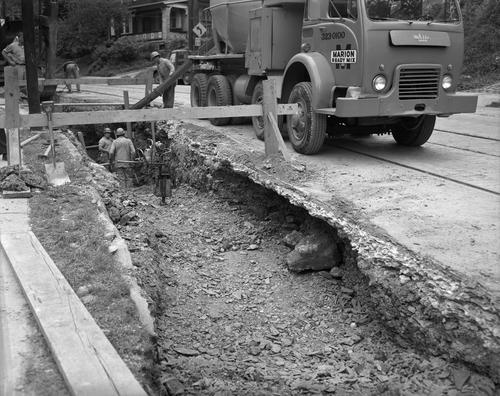 Road Work on Brighton Road