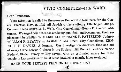 Anti-Semitic Letter