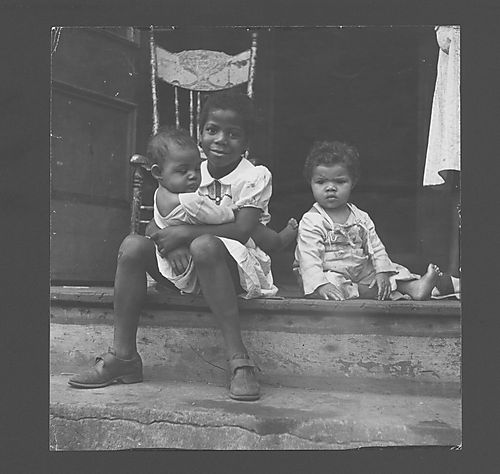 Three Children on the Porch