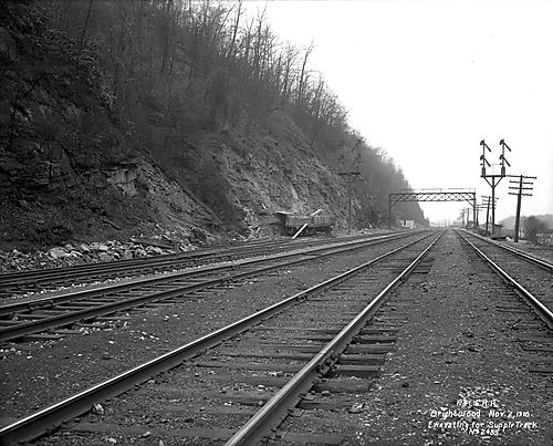 Excavation for Supply Track