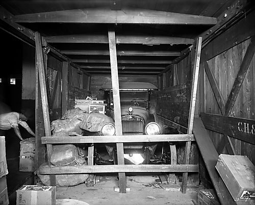C.H. & D. Box Car Interior