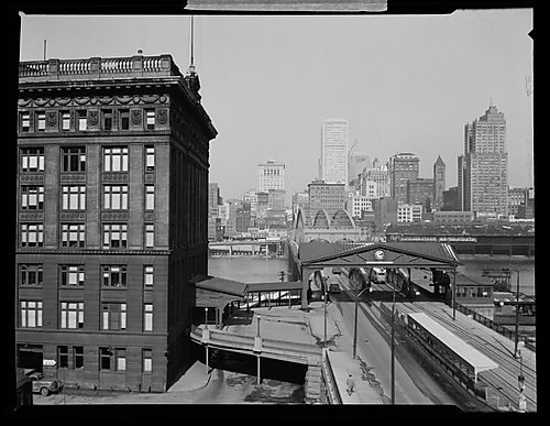 Smithfield Street Bridge and P&LE Canopy