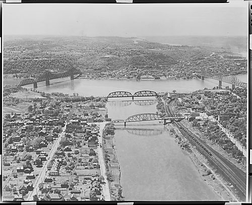Aerial View of Beaver, Pennsylvania