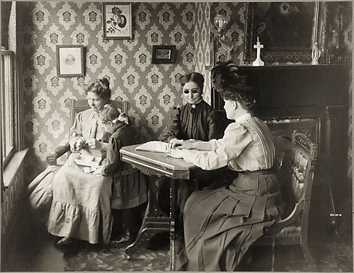 (Carnegie Library: Teaching the Blind to Read, December 28, 1908)